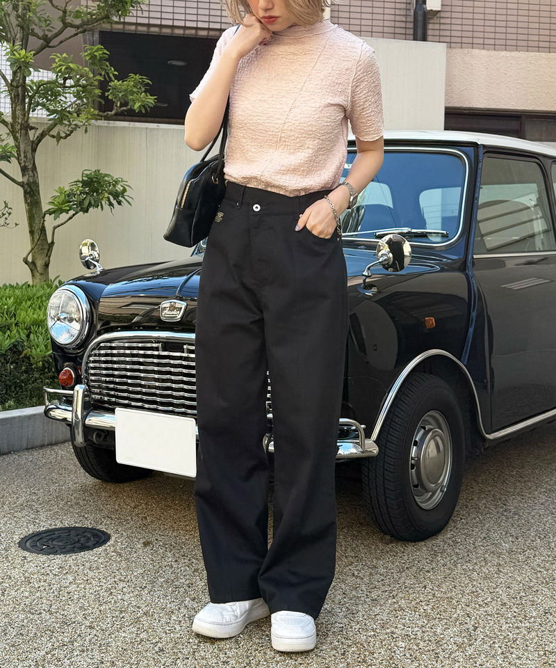 前後2WAY配色メロートップス 詳細画像 ピンク 9