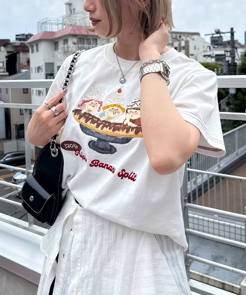 Triplet Banana Sprit TEE 詳細画像 オフホワイト 14