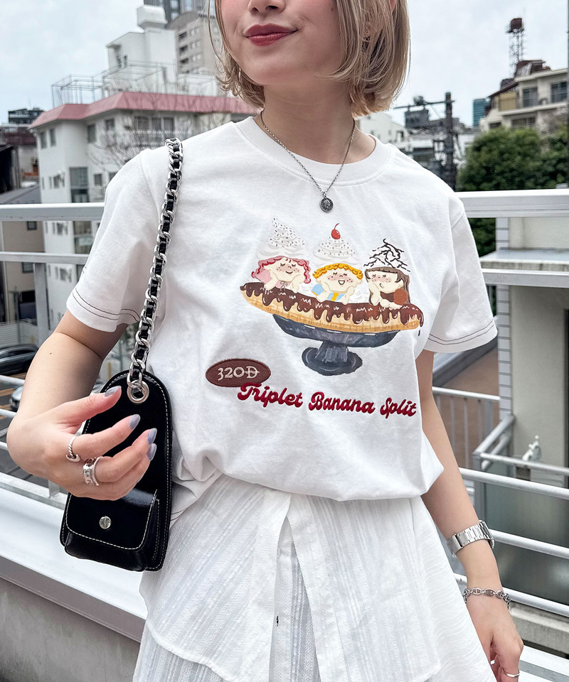 Triplet Banana Sprit TEE 詳細画像 オフホワイト 16