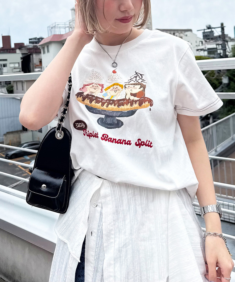 Triplet Banana Sprit TEE 詳細画像 オフホワイト 2