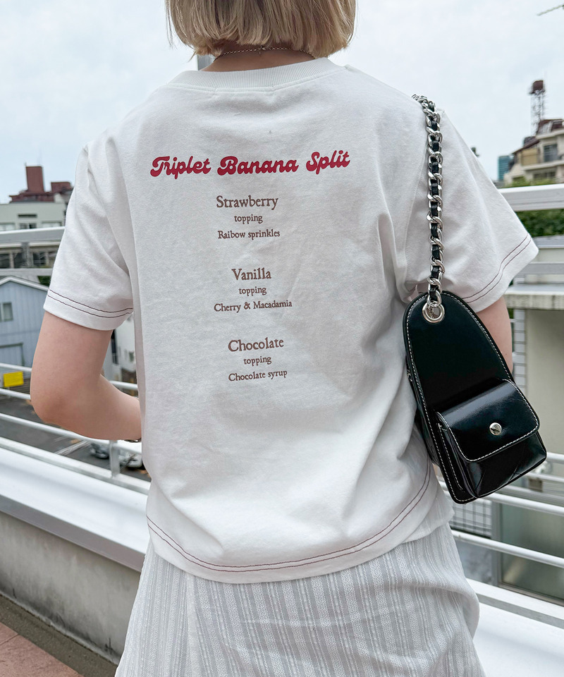 Triplet Banana Sprit TEE 詳細画像 オフホワイト 5