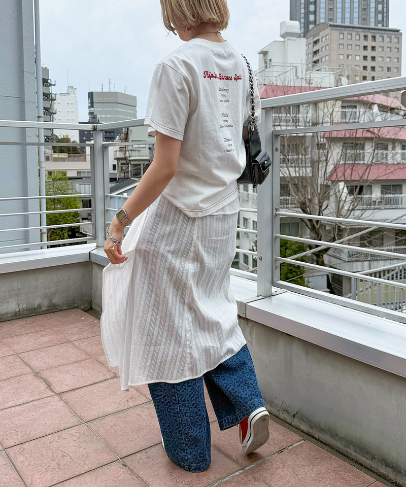 Triplet Banana Sprit TEE 詳細画像 オフホワイト 6