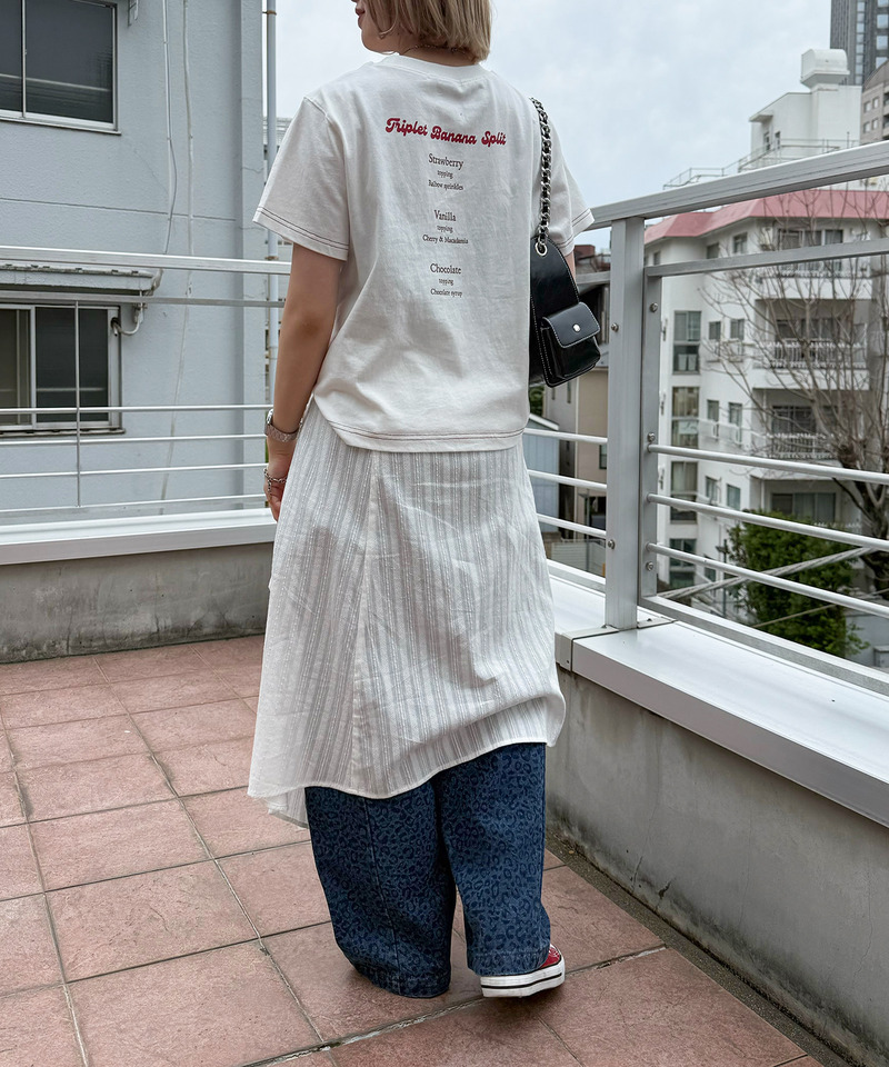 Triplet Banana Sprit TEE 詳細画像 オフホワイト 7