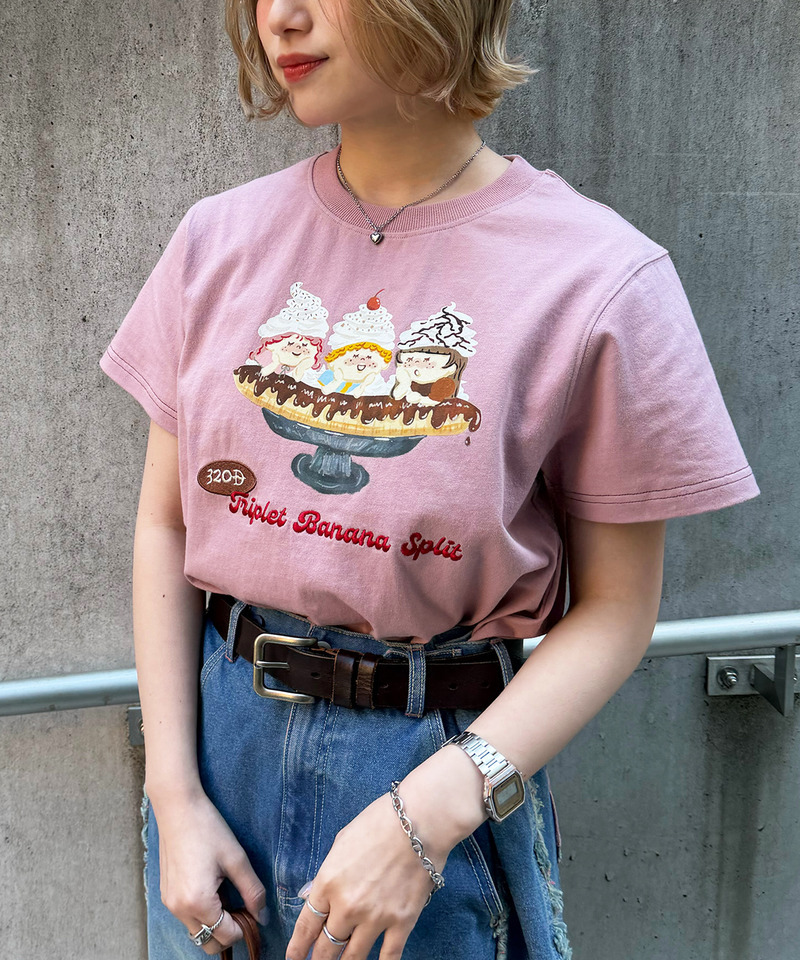 Triplet Banana Sprit TEE 詳細画像 ピンク 1
