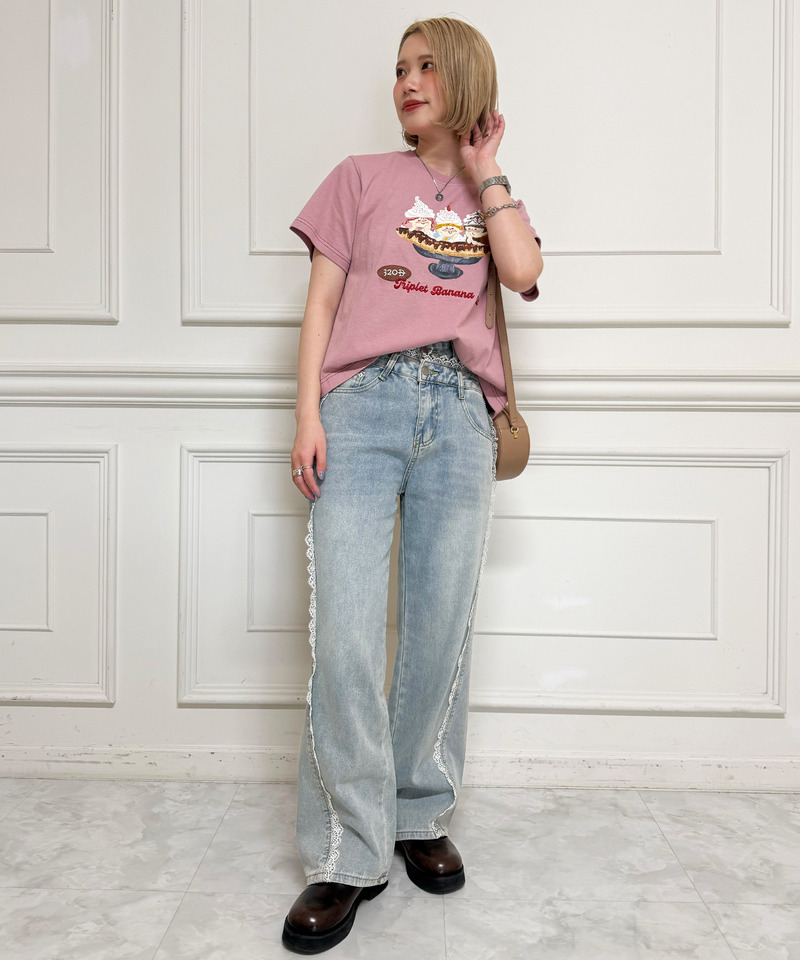 Triplet Banana Sprit TEE 詳細画像 ピンク 10