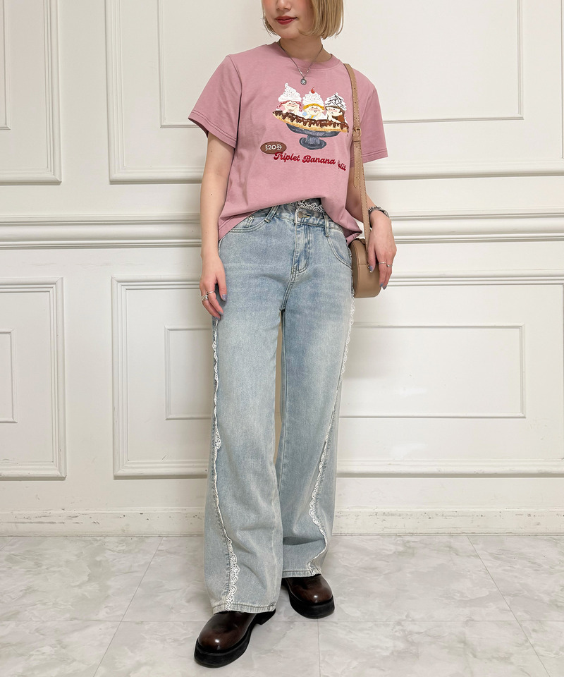 Triplet Banana Sprit TEE 詳細画像 ピンク 15