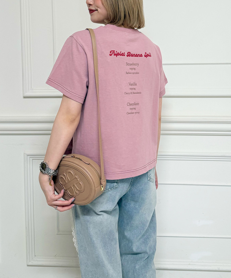 Triplet Banana Sprit TEE 詳細画像 ピンク 16