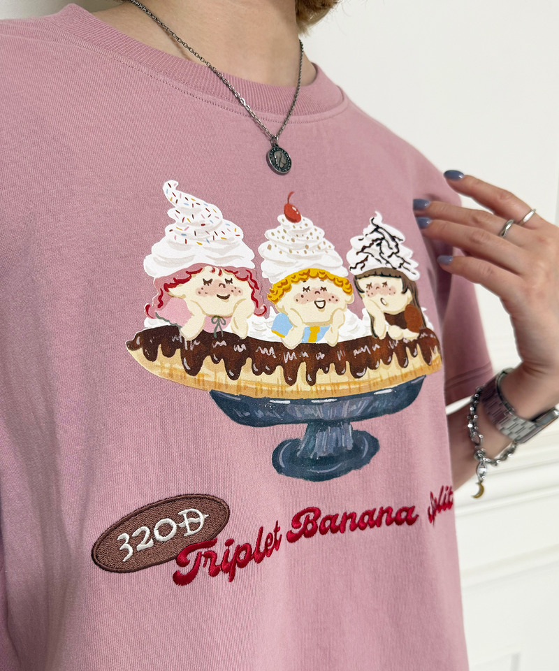 Triplet Banana Sprit TEE 詳細画像 ピンク 17