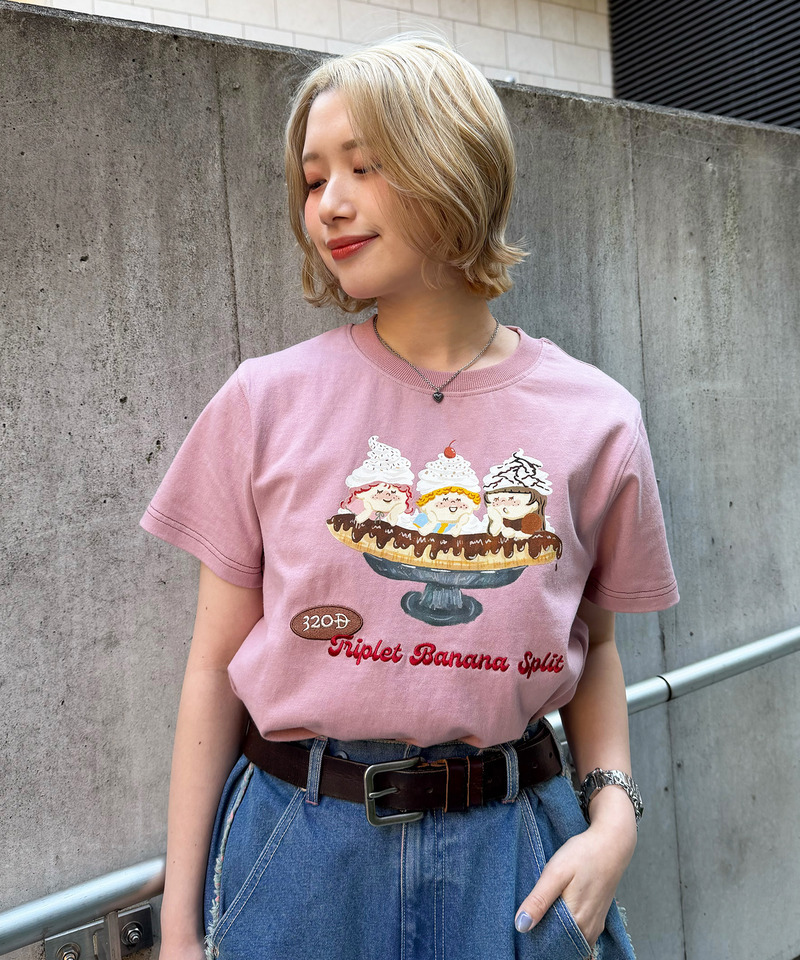 Triplet Banana Sprit TEE 詳細画像 ピンク 3