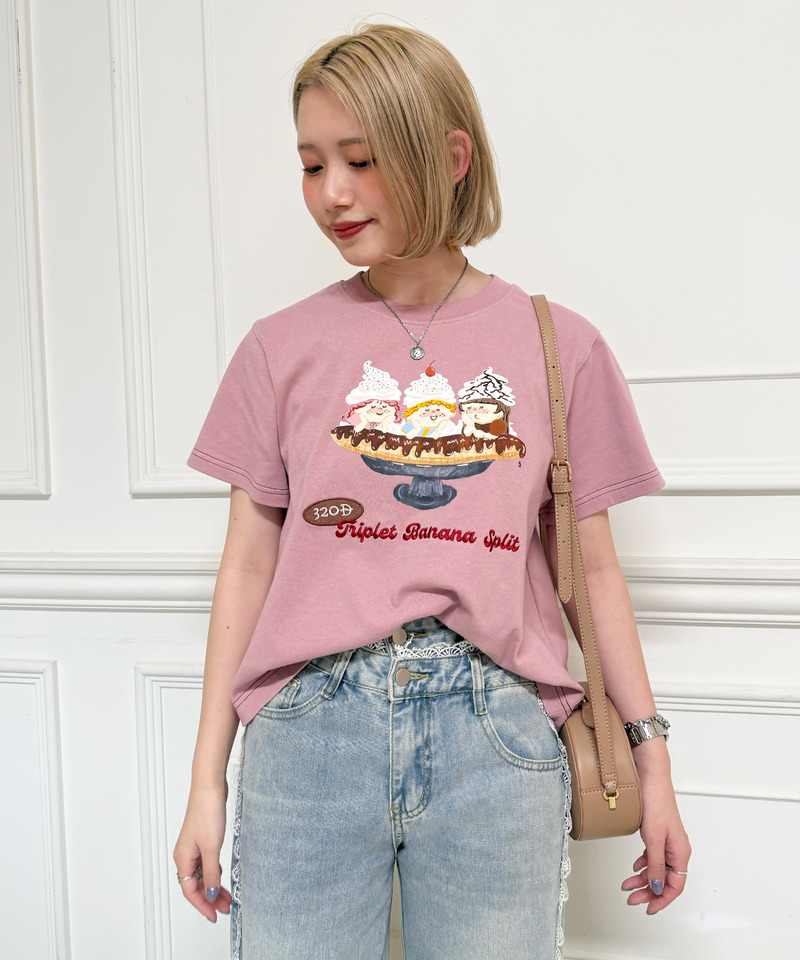 Triplet Banana Sprit TEE 詳細画像 ピンク 6