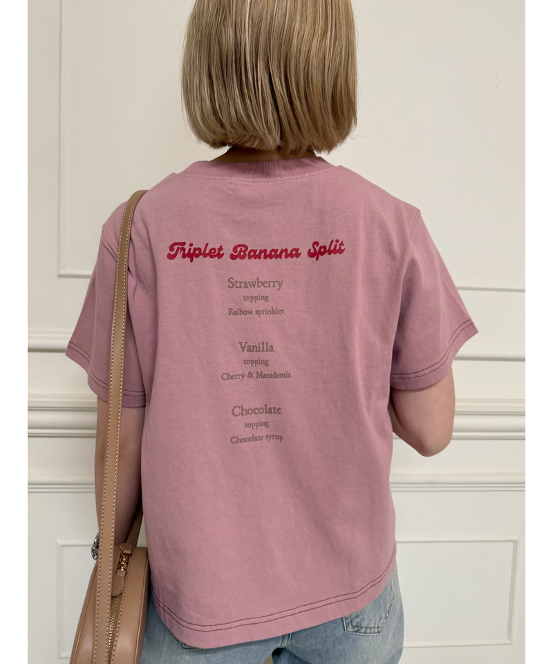 Triplet Banana Sprit TEE 詳細画像 ピンク 8