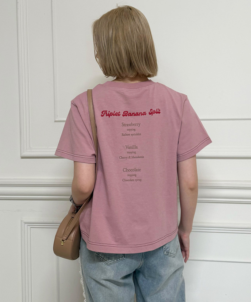 Triplet Banana Sprit TEE 詳細画像 ピンク 9
