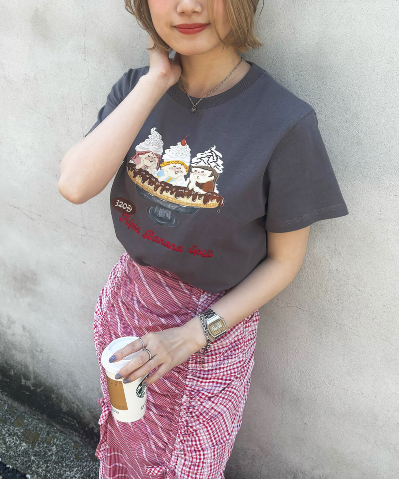 Triplet Banana Sprit TEE 詳細画像 ブラック系 4