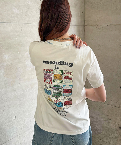 Mending BACKモチーフTEE 詳細画像