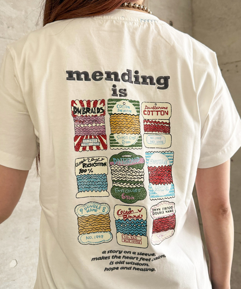 Mending BACKモチーフTEE 詳細画像 オフホワイト 8