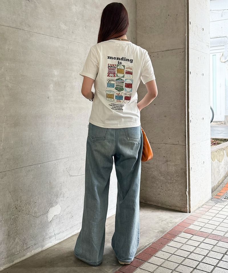 Mending BACKモチーフTEE 詳細画像 オフホワイト 9