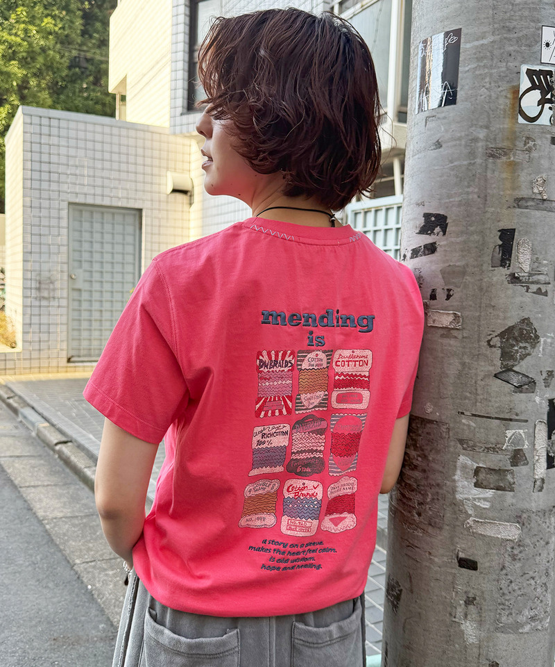 Mending BACKモチーフTEE 詳細画像 レッド 1