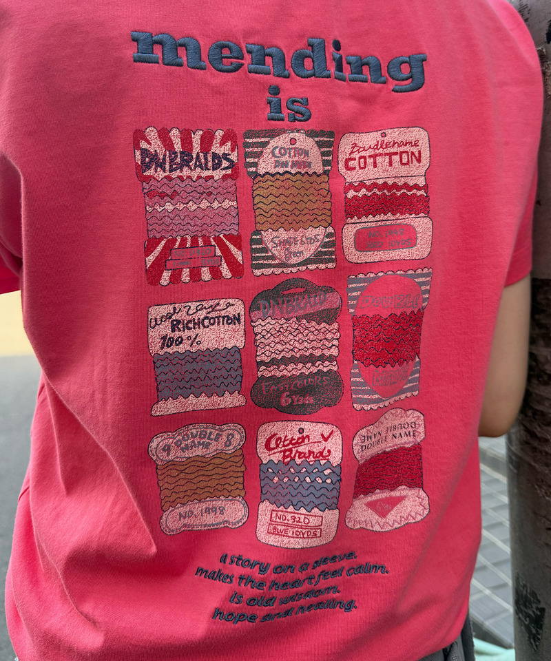 Mending BACKモチーフTEE 詳細画像 レッド 5