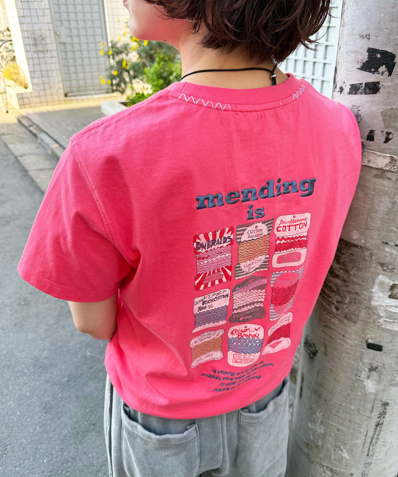 Mending BACKモチーフTEE 詳細画像 レッド 7