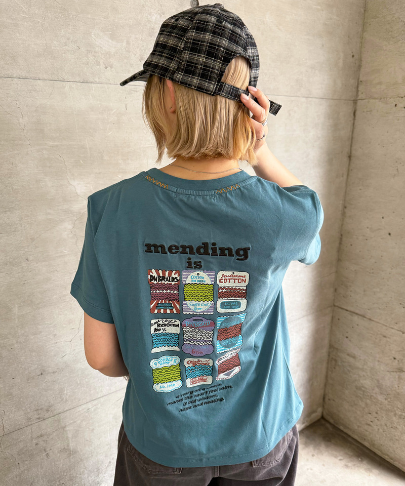 Mending BACKモチーフTEE 詳細画像 ブルー 2