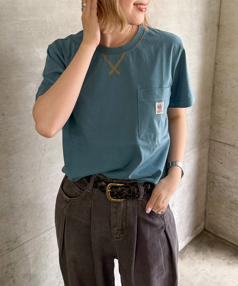 Mending BACKモチーフTEE 詳細画像 ブルー 4