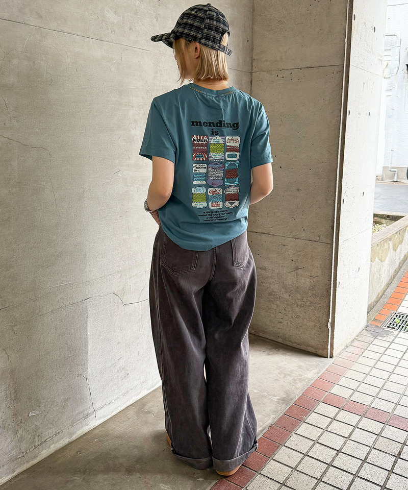 Mending BACKモチーフTEE 詳細画像 ブルー 9