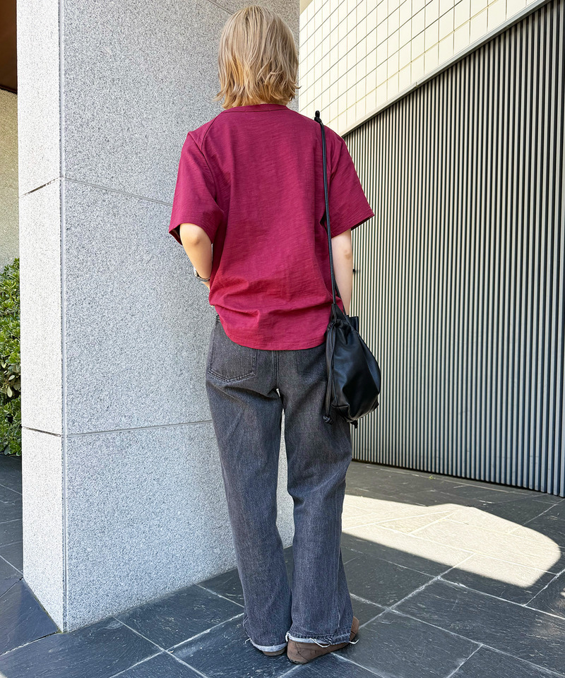 スラブ天竺 DOODLE LOGO TEE 詳細画像 レッド 6