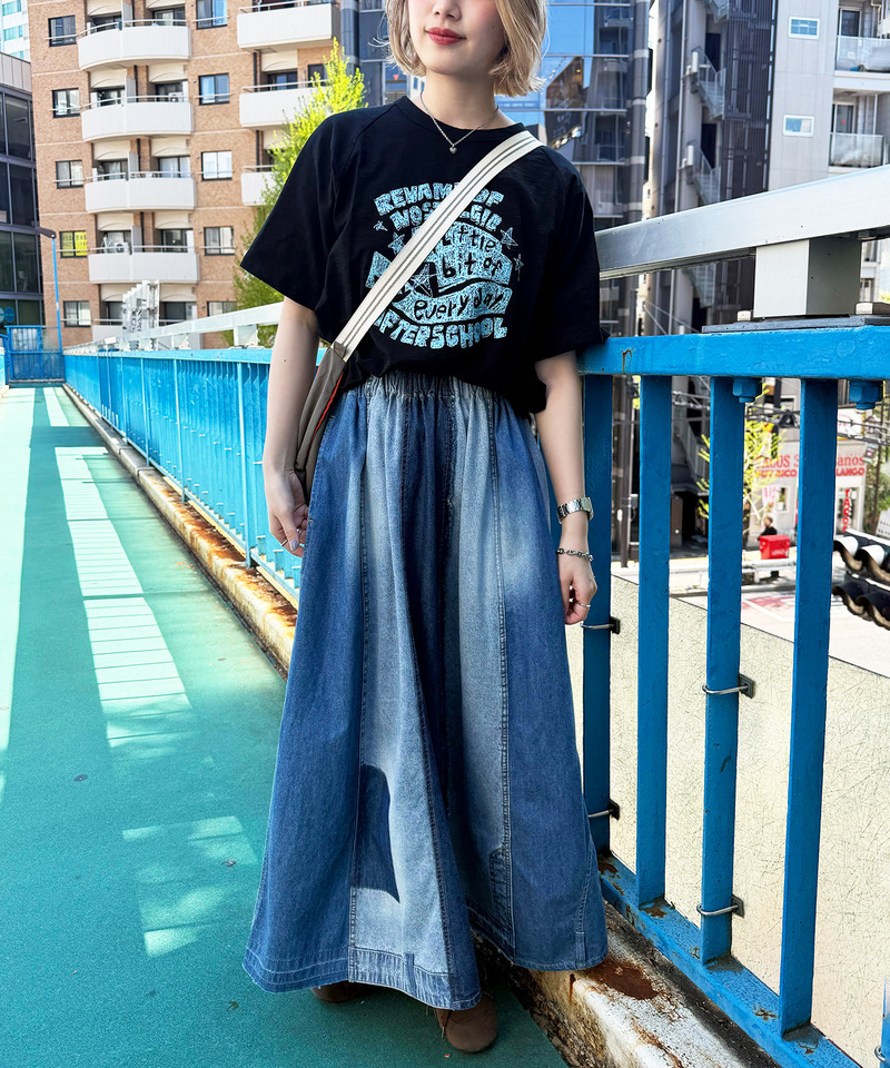 スラブ天竺 DOODLE LOGO TEE 詳細画像 ブラック 7