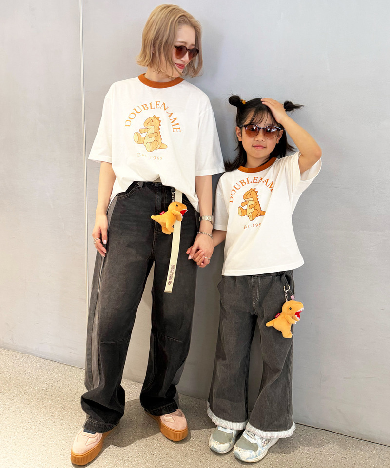 恐竜ぬいぐるみリンガーTEE（KIDS） 詳細画像 オレンジ 3