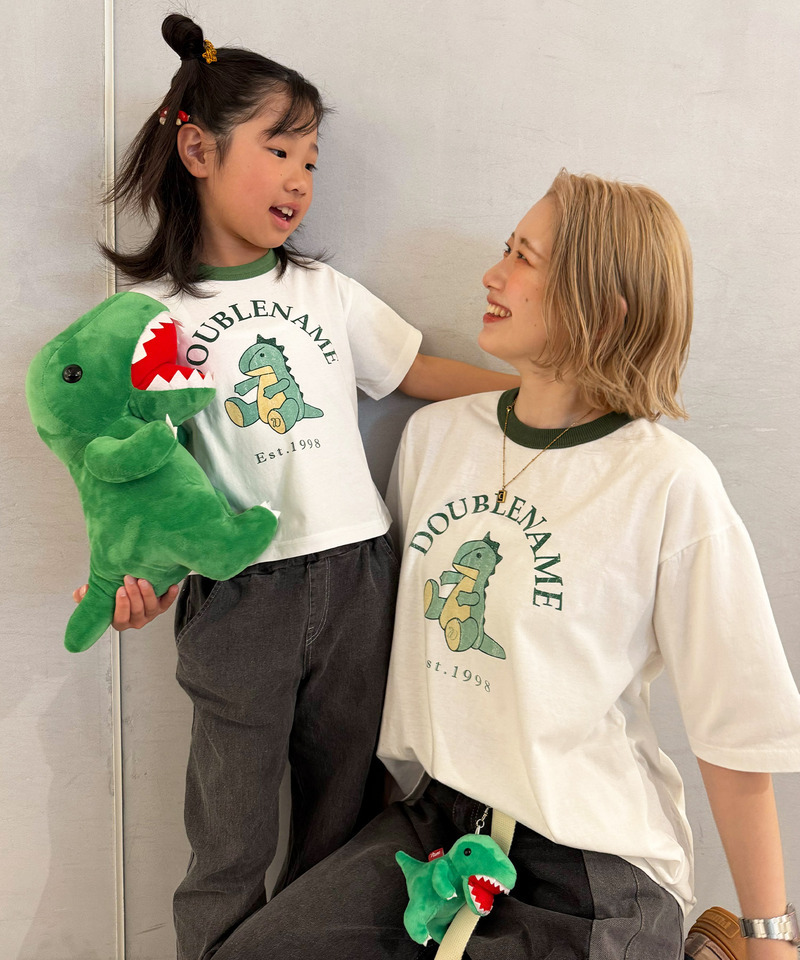 恐竜ぬいぐるみリンガーTEE（KIDS） 詳細画像 グリーン 6