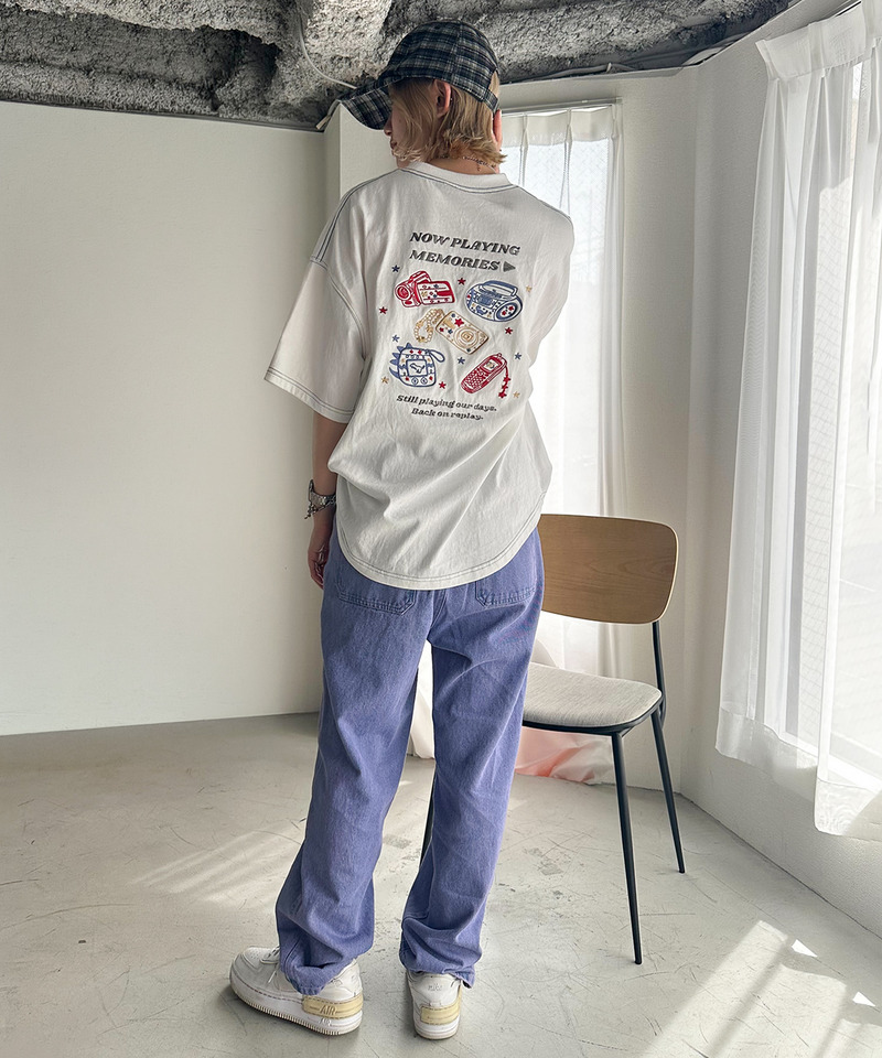 00's Gadges刺しゅうTEE 詳細画像 オフホワイト 4