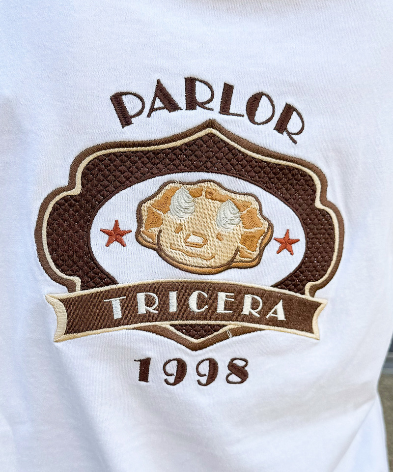 PARLOR刺しゅうTEE（パンケーキ） 詳細画像 オフホワイト 14