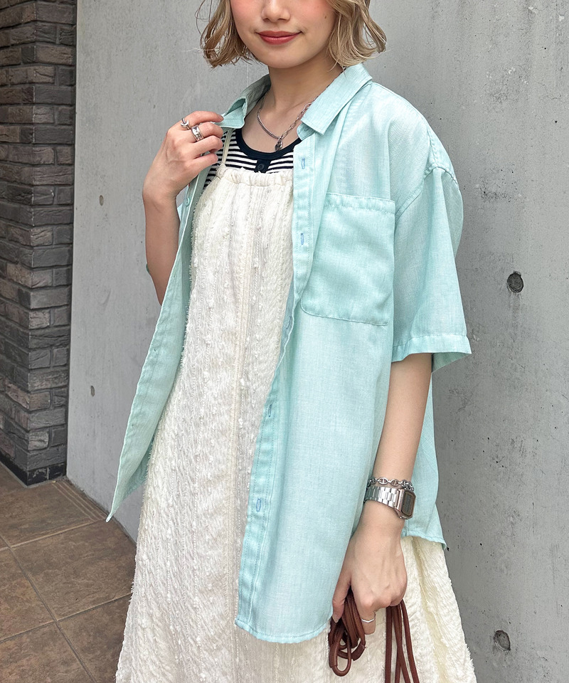 Penguin Baseball BACK刺繍半袖シャツ 詳細画像 ブルー 10