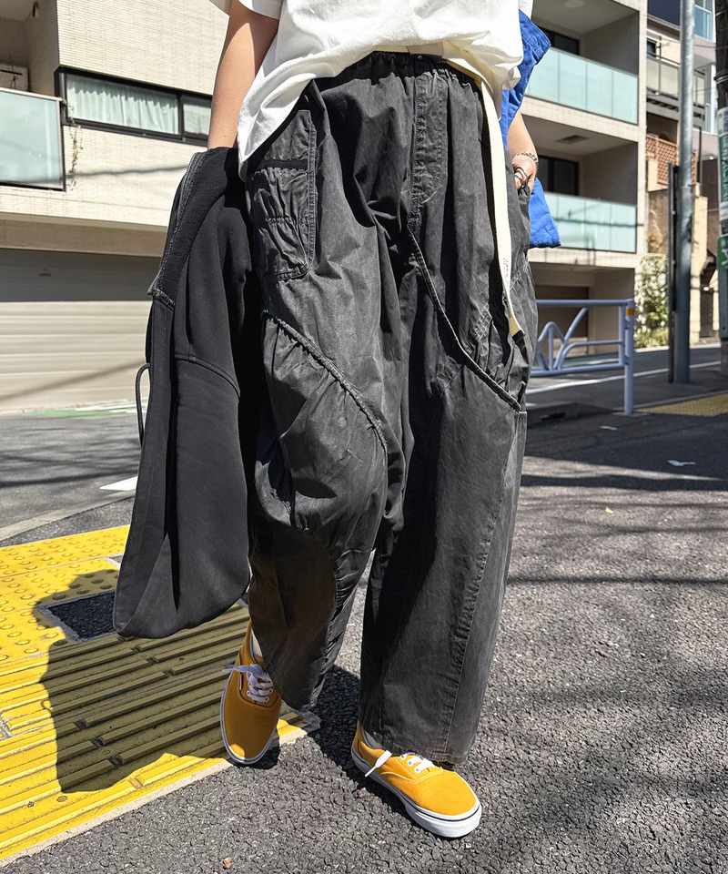 シュークリームワークパンツ 詳細画像 ブラック 2