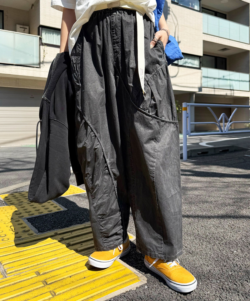 シュークリームワークパンツ 詳細画像 ブラック 3