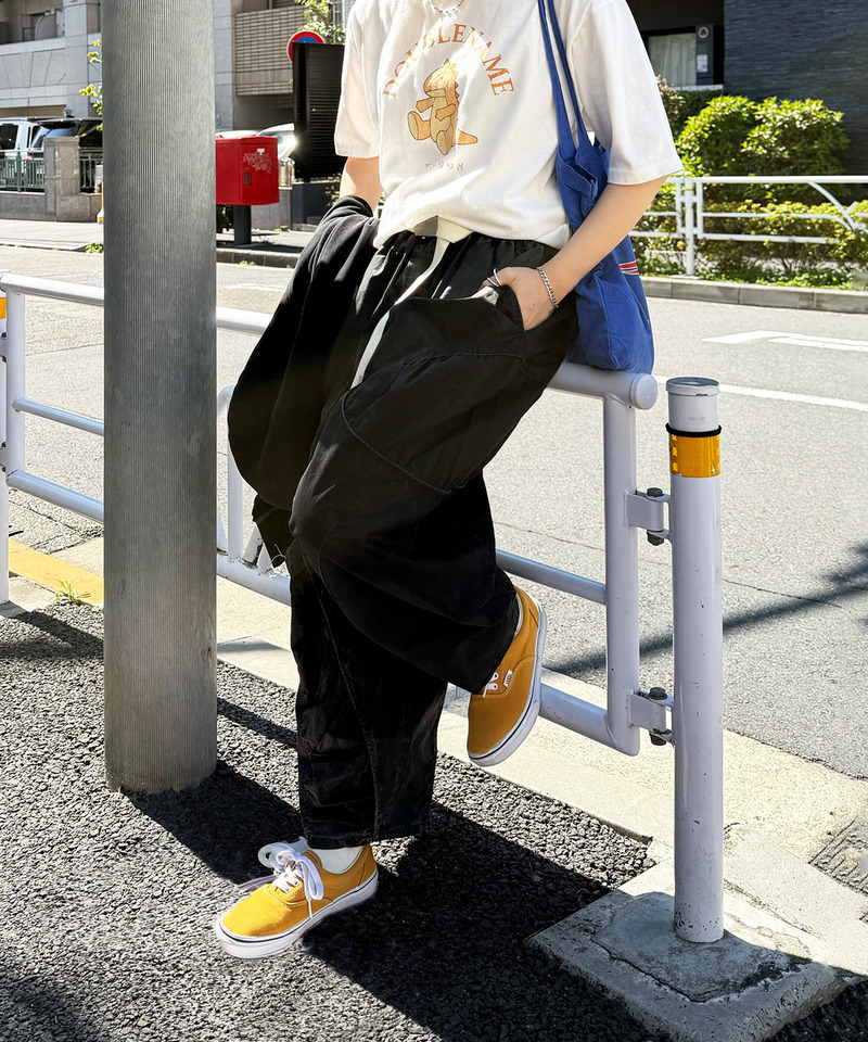 シュークリームワークパンツ 詳細画像 ブラック 6