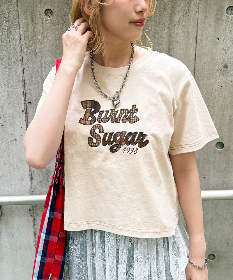 チェックアップリケコンパクトTEE 詳細画像 オフホワイト 1
