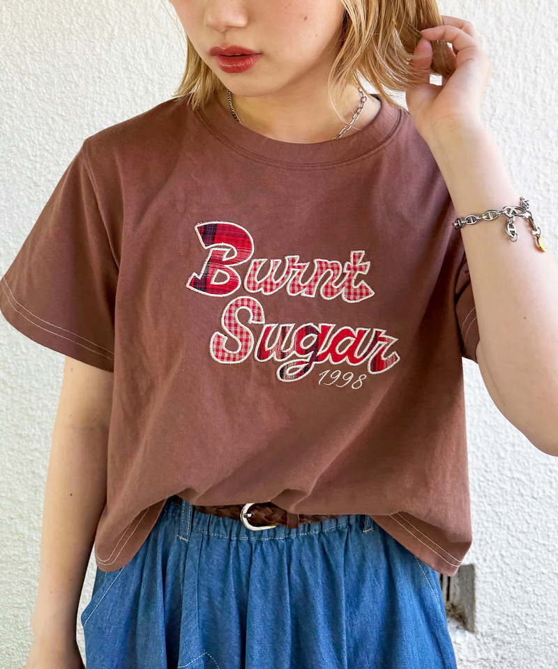 チェックアップリケコンパクトTEE 詳細画像 ブラウン 7
