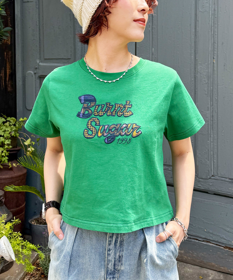 チェックアップリケコンパクトTEE 詳細画像 グリーン 1