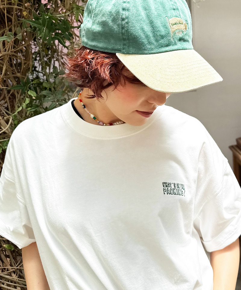 【EC限定REVIVAL】Travel Item BACK刺しゅうTEE 詳細画像 オフホワイト 11