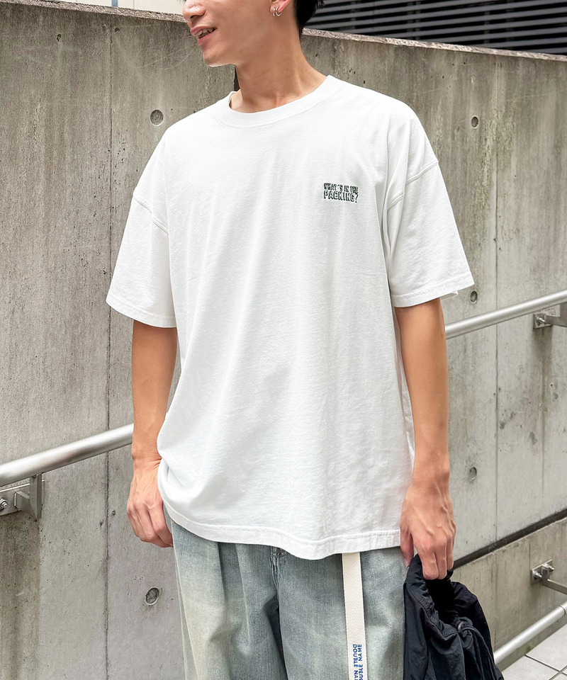 【EC限定REVIVAL】Travel Item BACK刺しゅうTEE 詳細画像 オフホワイト 15