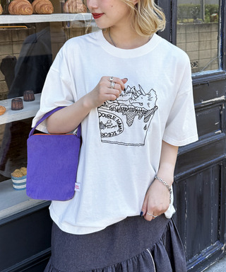 【EC限定REVIVAL】アイスクリーム恐竜刺しゅうTEE
