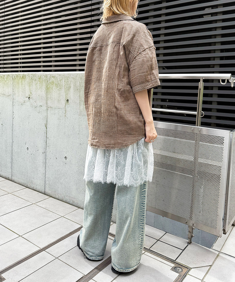 ダブルフェイスチェック リバーシブルシャツ 詳細画像 ブラウン 12