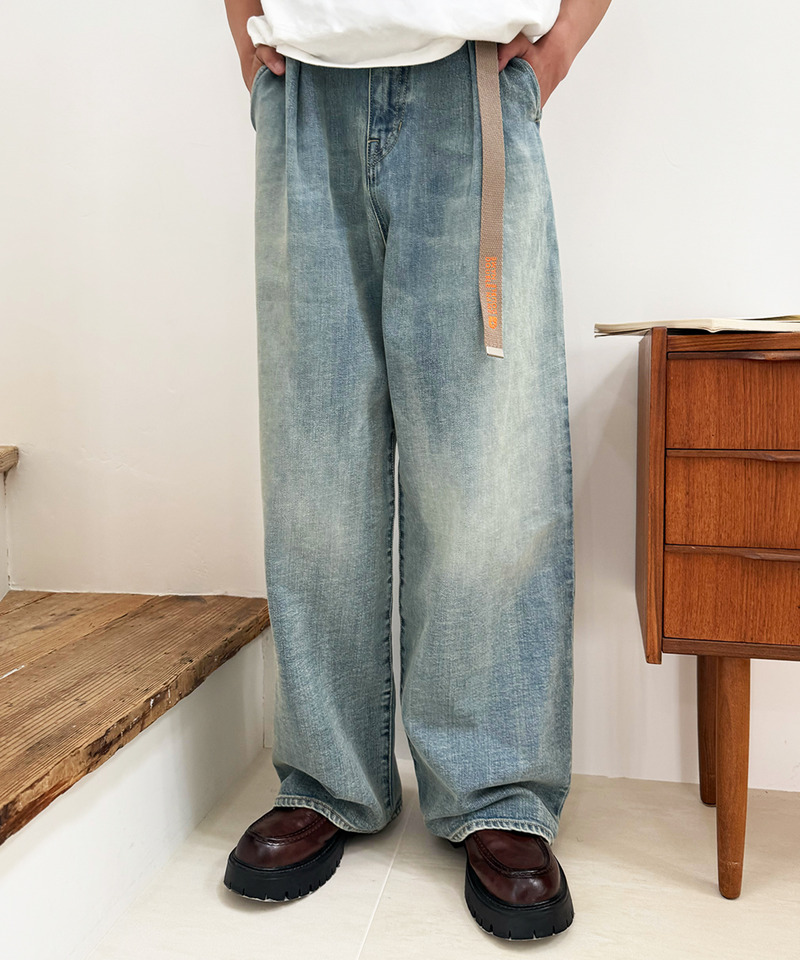 デニムバギーパンツ 詳細画像 ブリーチ 14