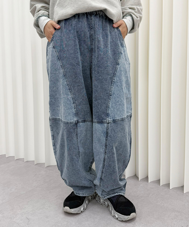 ケミカルスウェットボールパンツ 詳細画像 ブリーチ 1