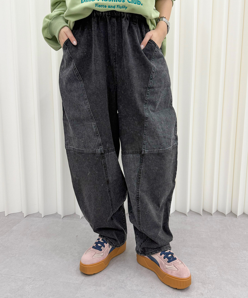 ケミカルスウェットボールパンツ 詳細画像 ブラックデニム 7