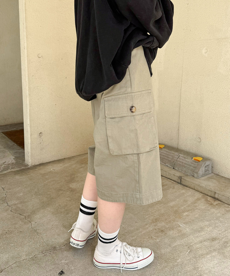 バミューダカーゴパンツ 詳細画像 ライトグレー 2
