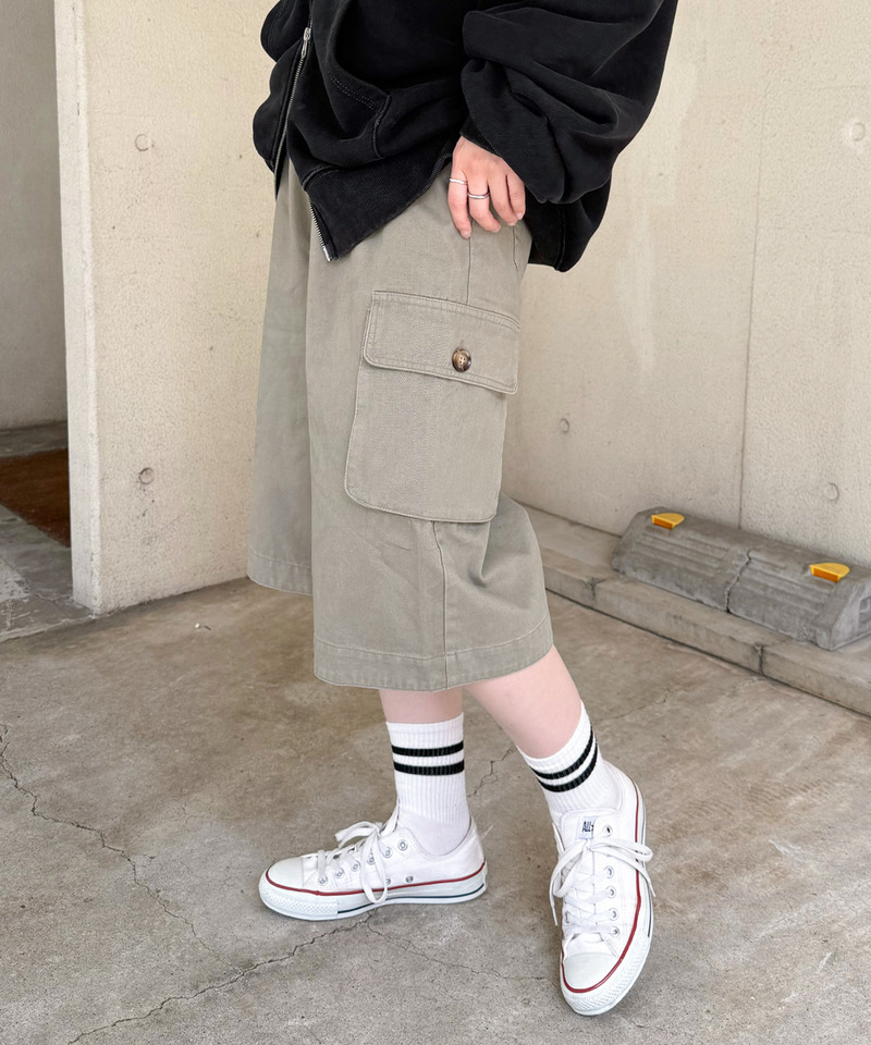 バミューダカーゴパンツ 詳細画像 ライトグレー 4