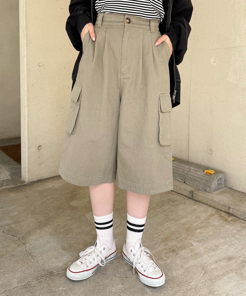 バミューダカーゴパンツ 詳細画像 ライトグレー 9