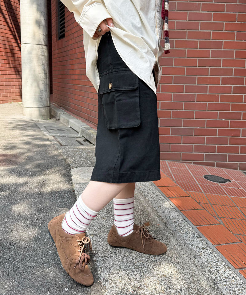 バミューダカーゴパンツ 詳細画像 ブラック 2